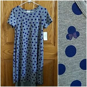 Lularoe Disney Minnie polka dot Carly